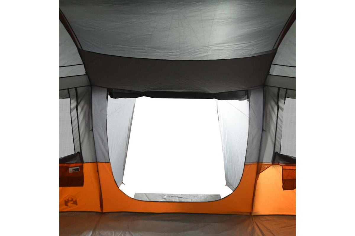 Vidaxl Family Tent Tunnel 16-person Grey Waterproof-10