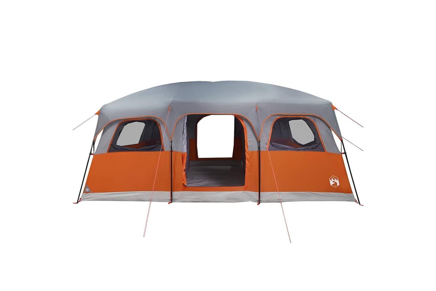 Vidaxl Family Tent Cabin 10-person Grey Waterproof-6
