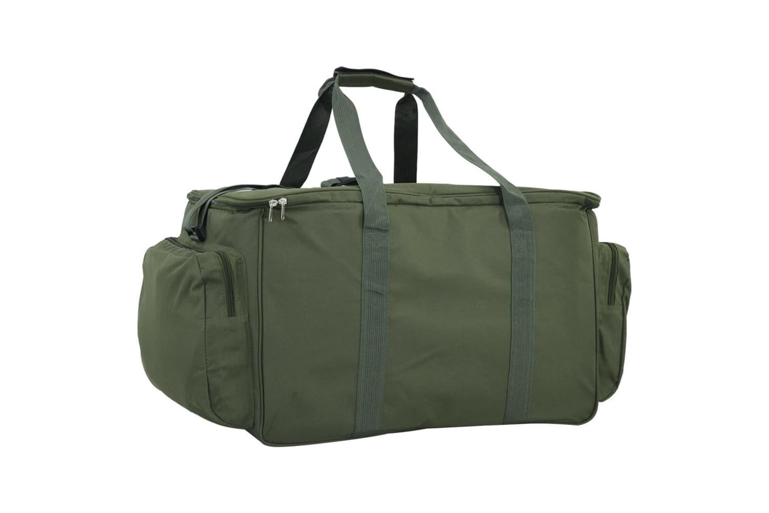 Vidaxl Fishing Bag Waterproof Dark Green Oxford Fabric-6