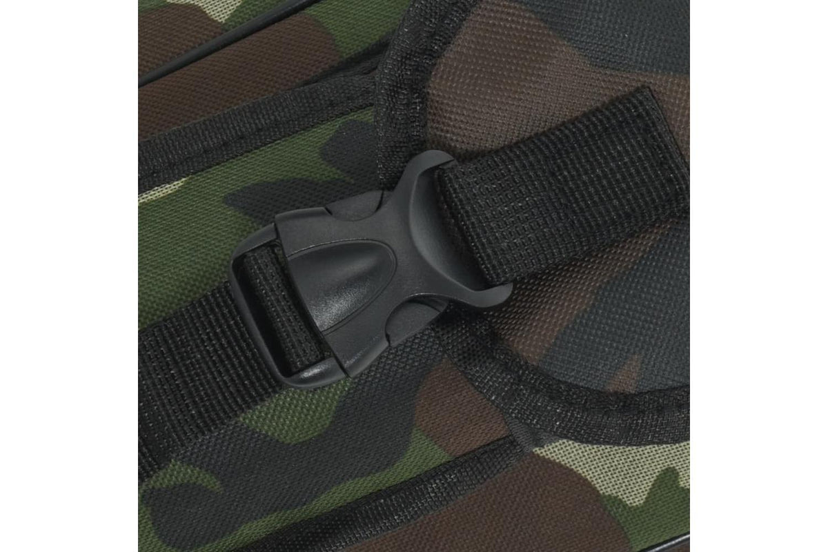 Vidaxl Fishing Rod Bag Green Camouflage 150 Cm Oxford Fabric-6