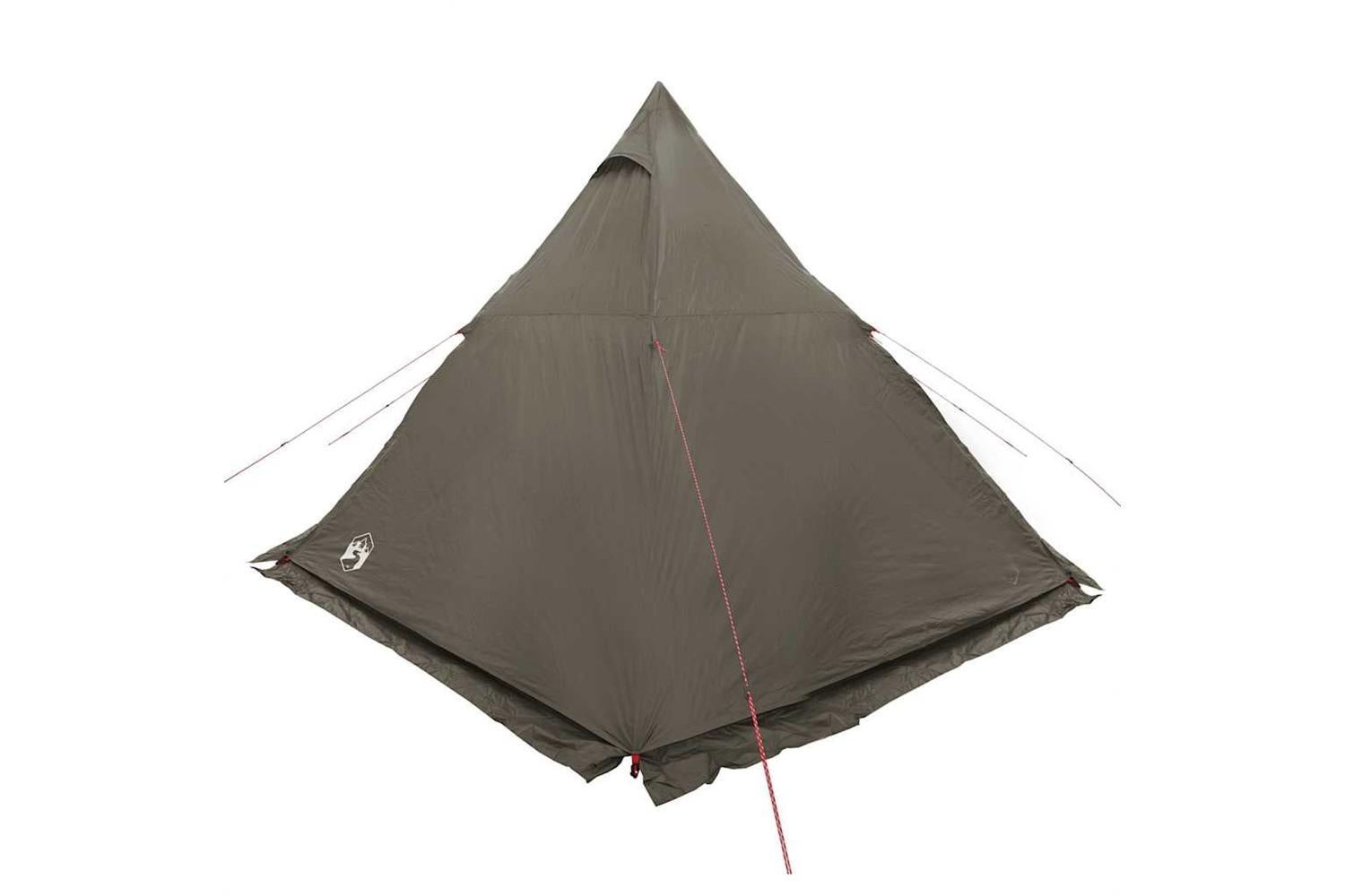 Vidaxl Family Tent Tipi 6-person Brown Waterproof-8