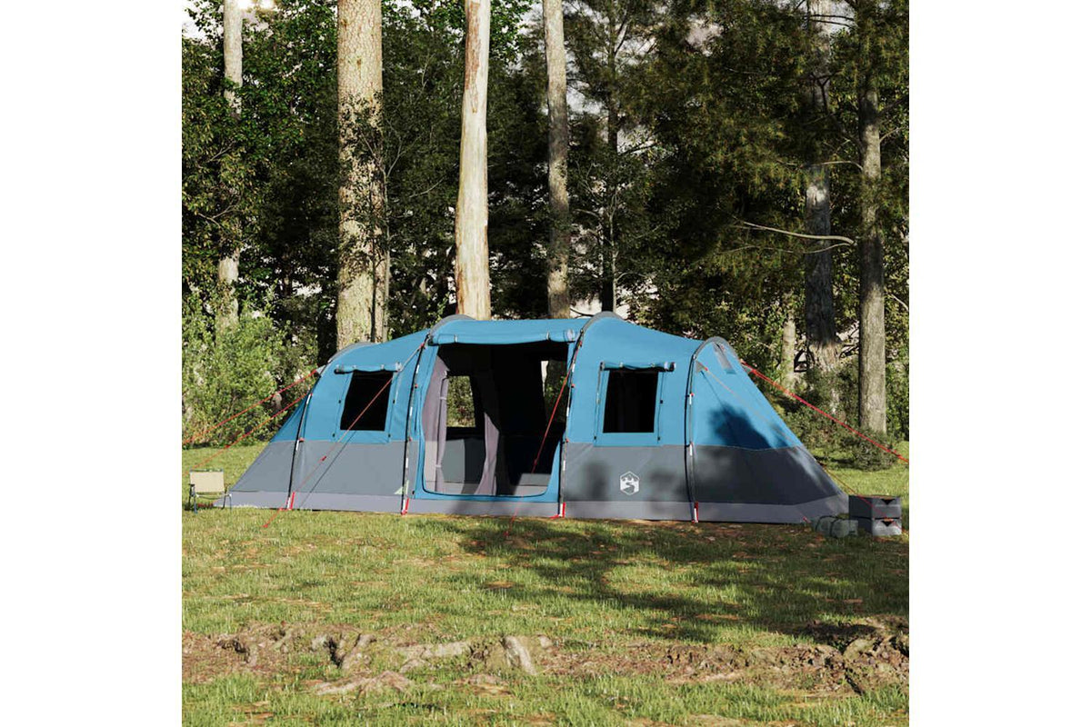 Vidaxl Family Tent Tunnel 6-person Blue Waterproof-4