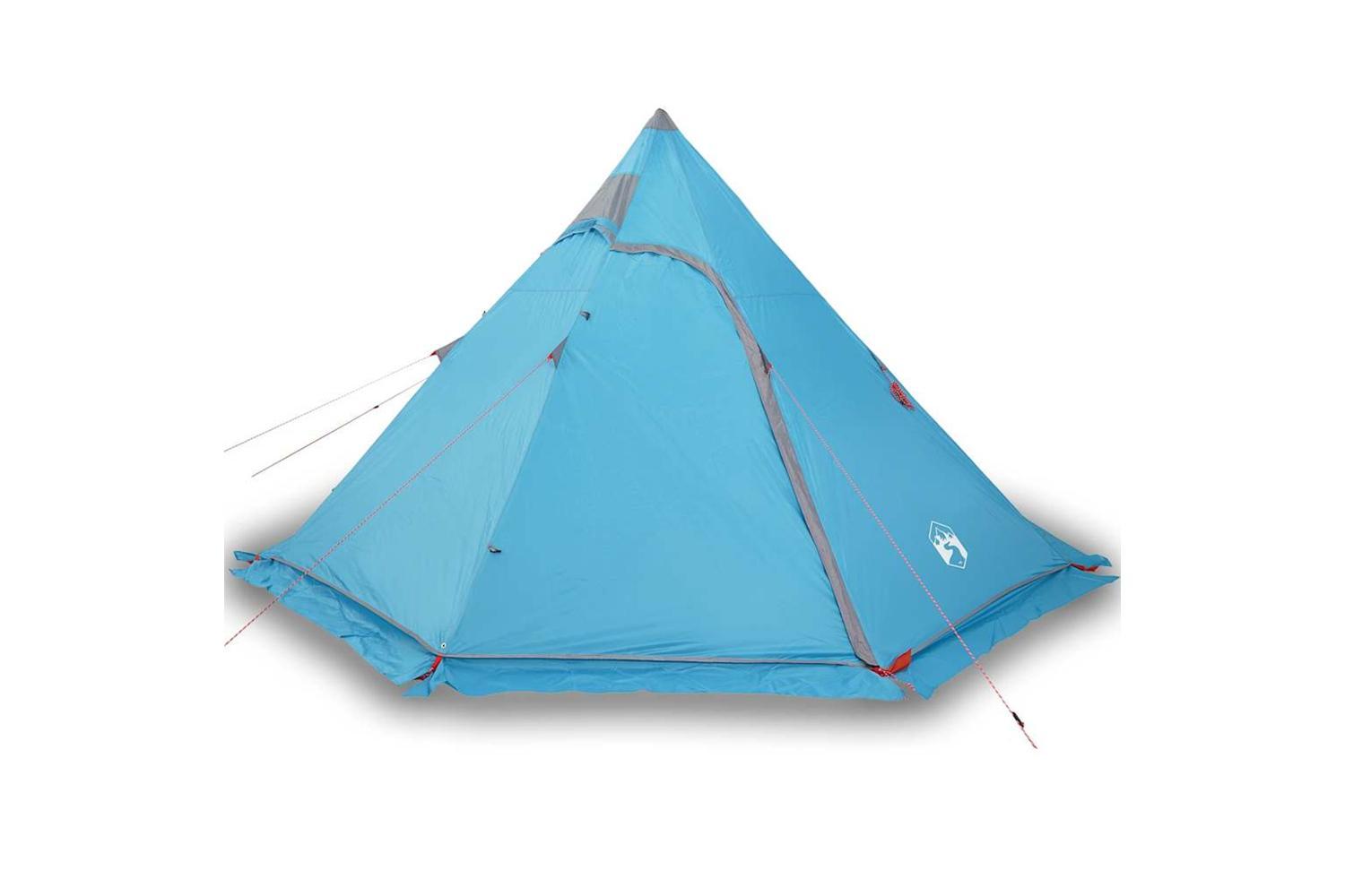 Vidaxl Camping Tent Tipi 5-person Blue Waterproof-2