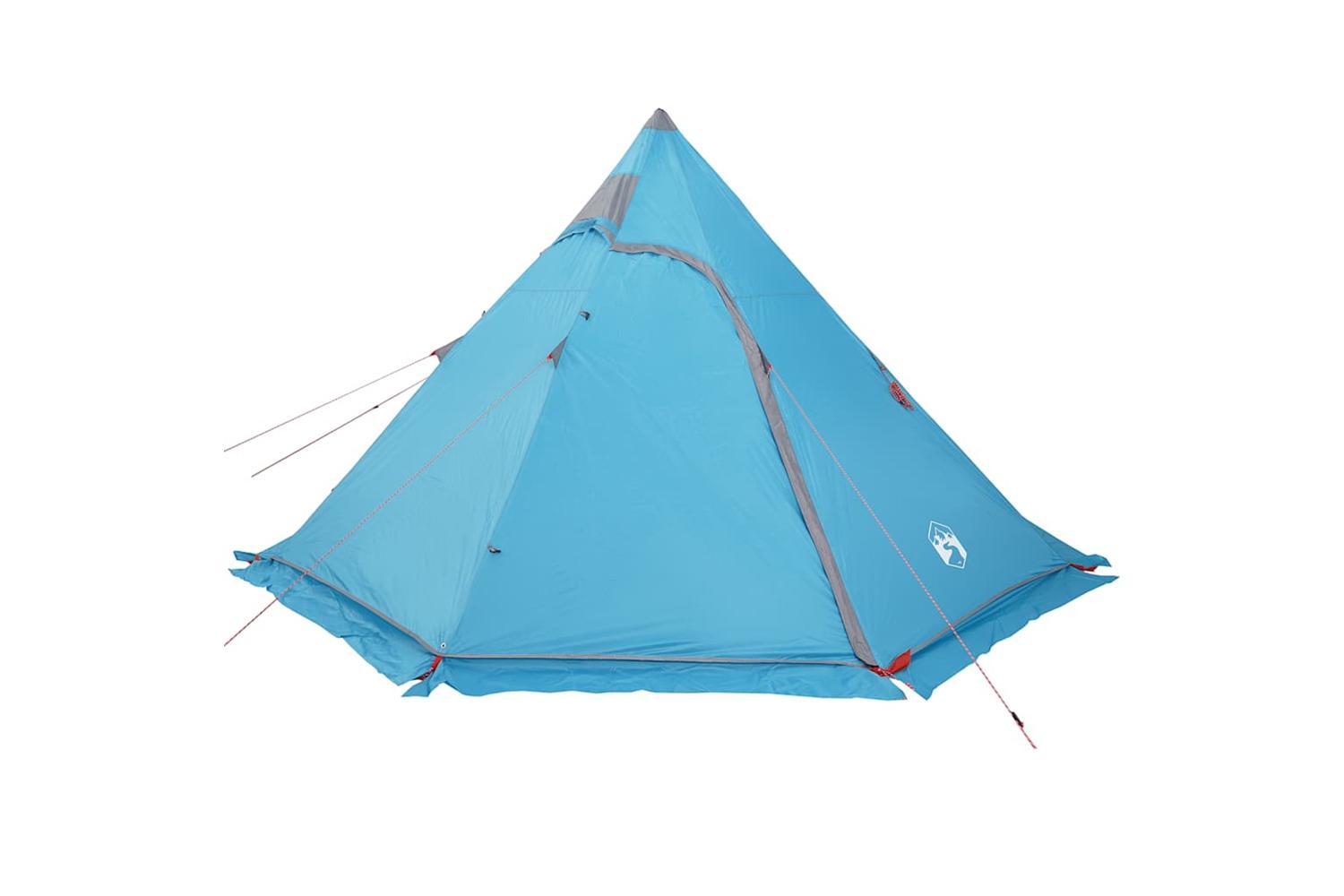Vidaxl Camping Tent Tipi 5-person Blue Waterproof-3