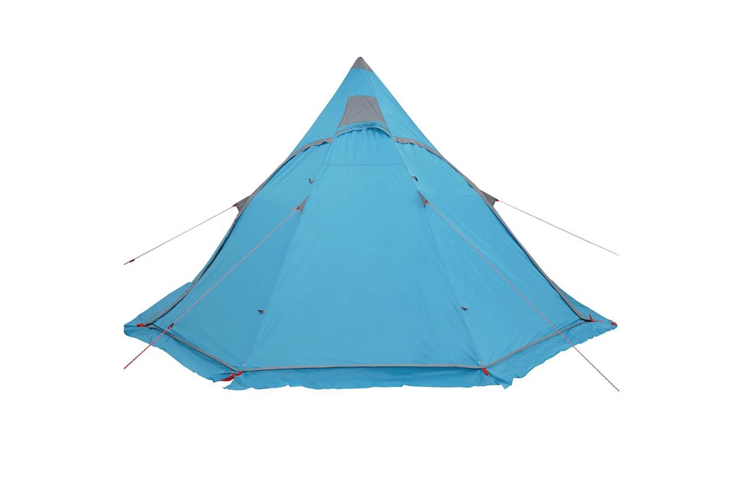 Vidaxl Camping Tent Tipi 5-person Blue Waterproof-5