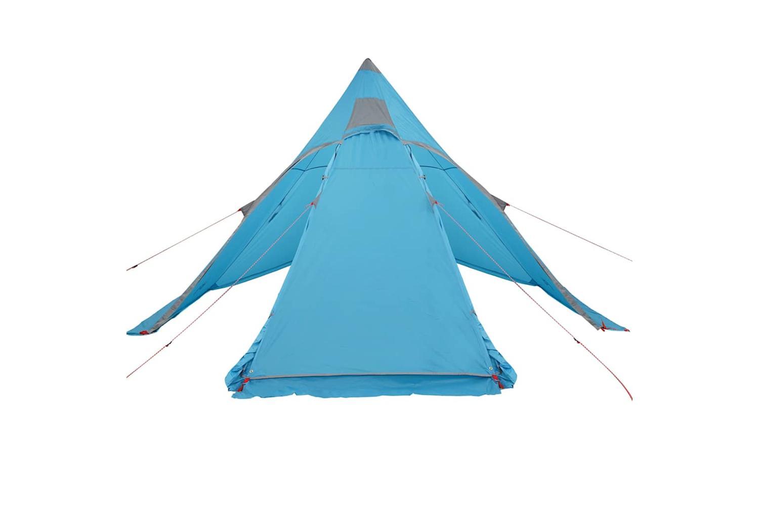 Vidaxl Camping Tent Tipi 5-person Blue Waterproof-6