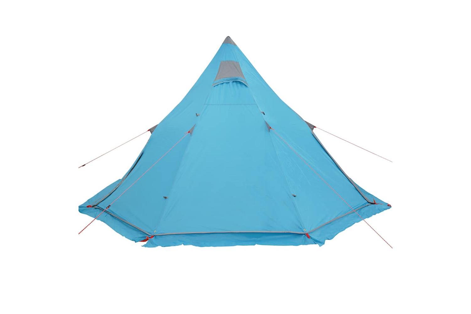 Vidaxl Camping Tent Tipi 5-person Blue Waterproof-9
