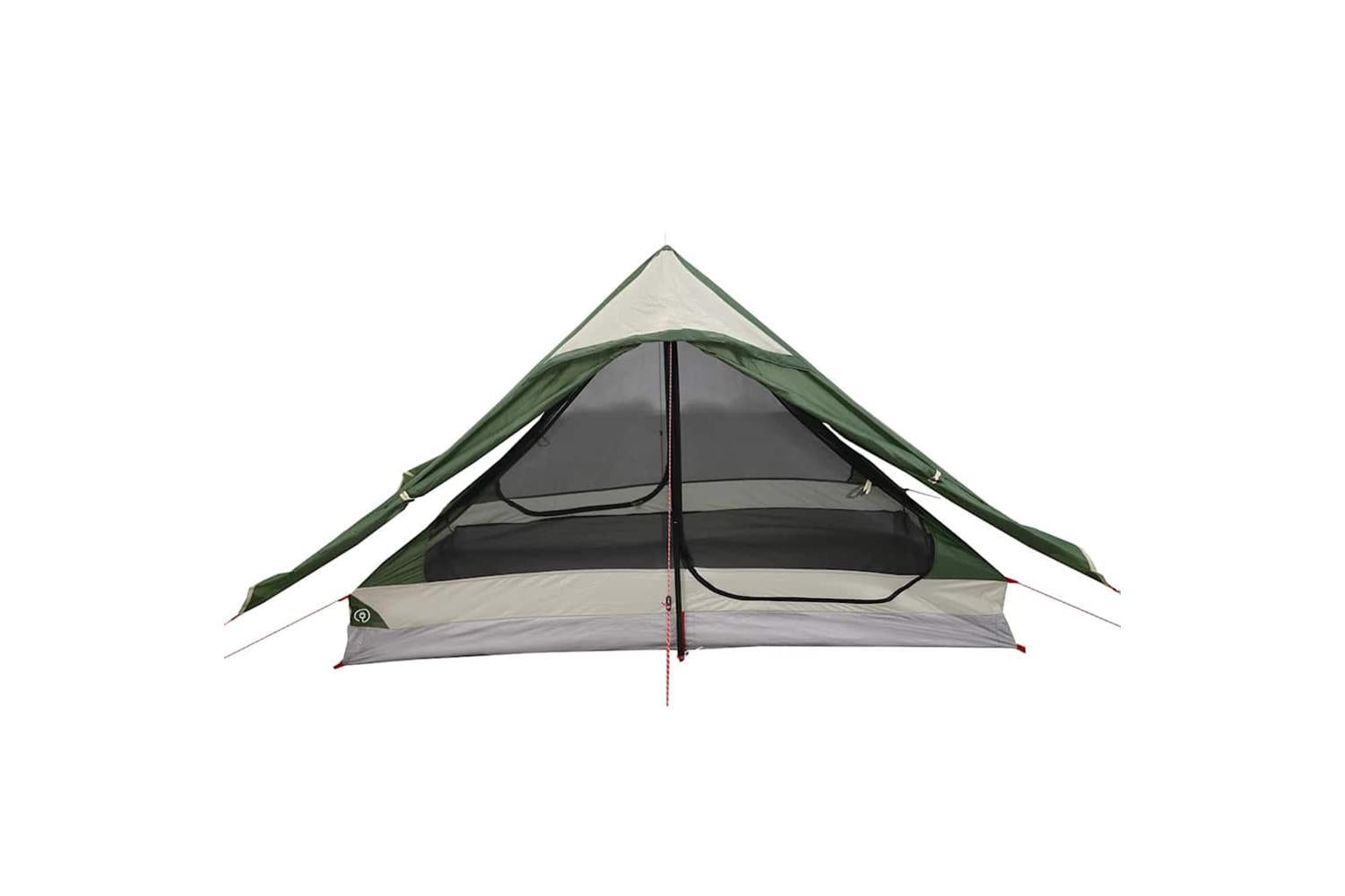 Vidaxl Camping Tent 2-person Green Waterproof-6