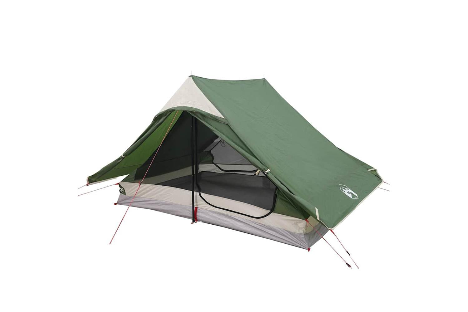 Vidaxl Camping Tent 2-person Green Waterproof-7
