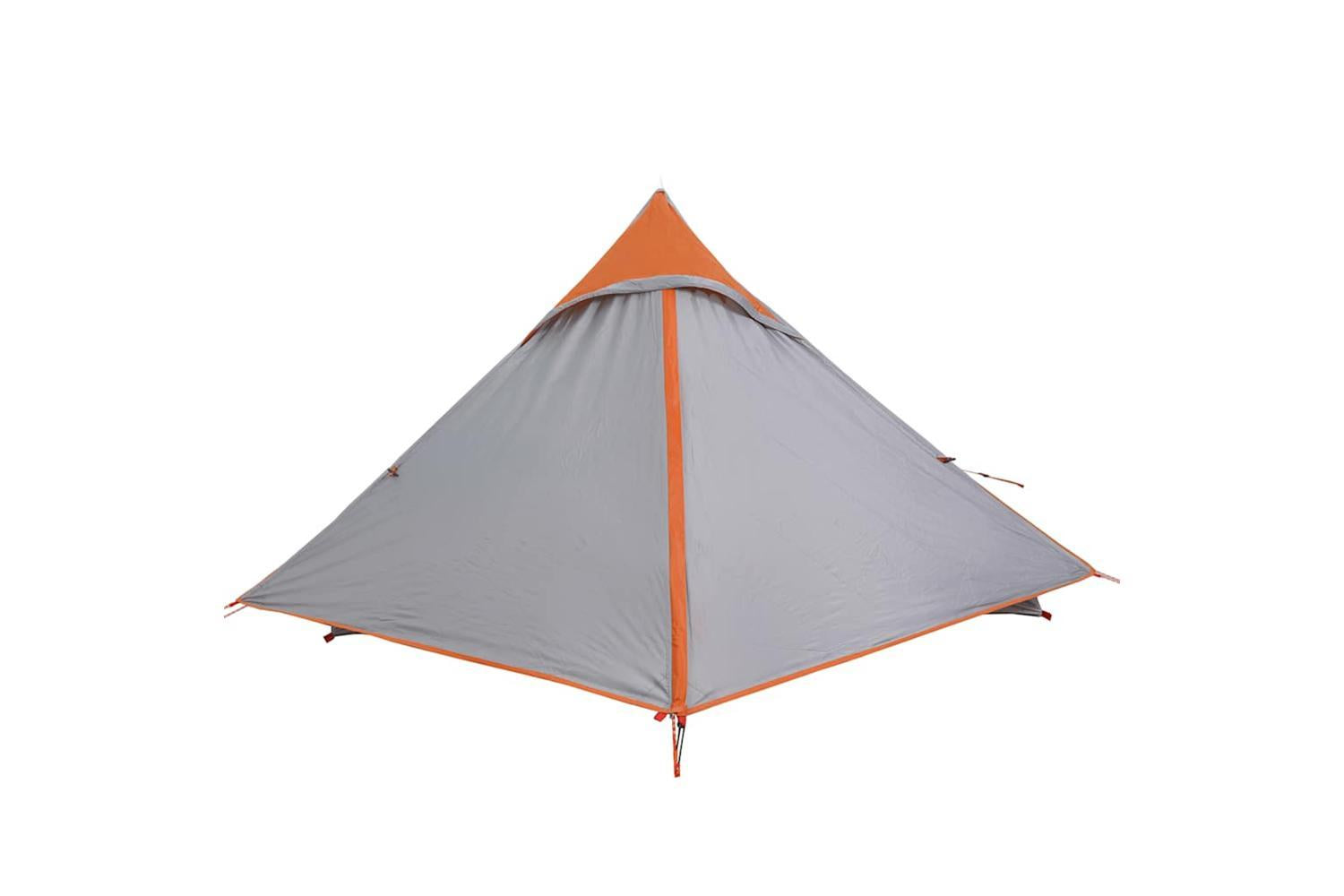 Vidaxl Camping Tent 2-person Grey Waterproof-5