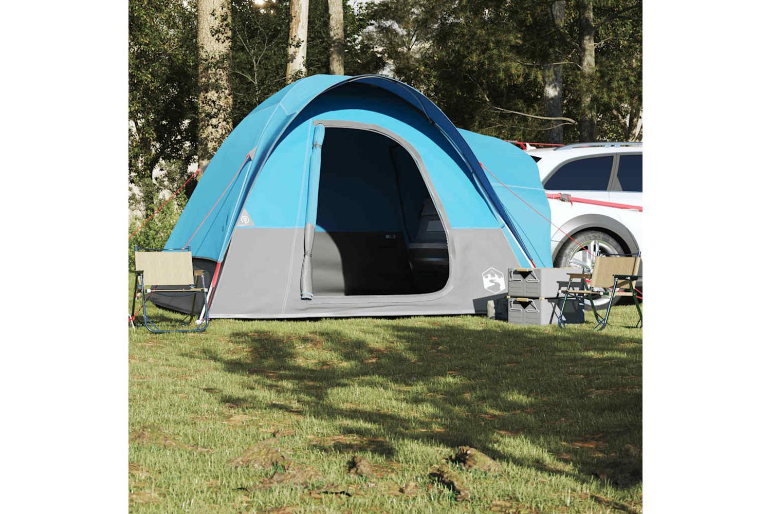 Vidaxl Car Tent 4-person Blue Waterproof-4