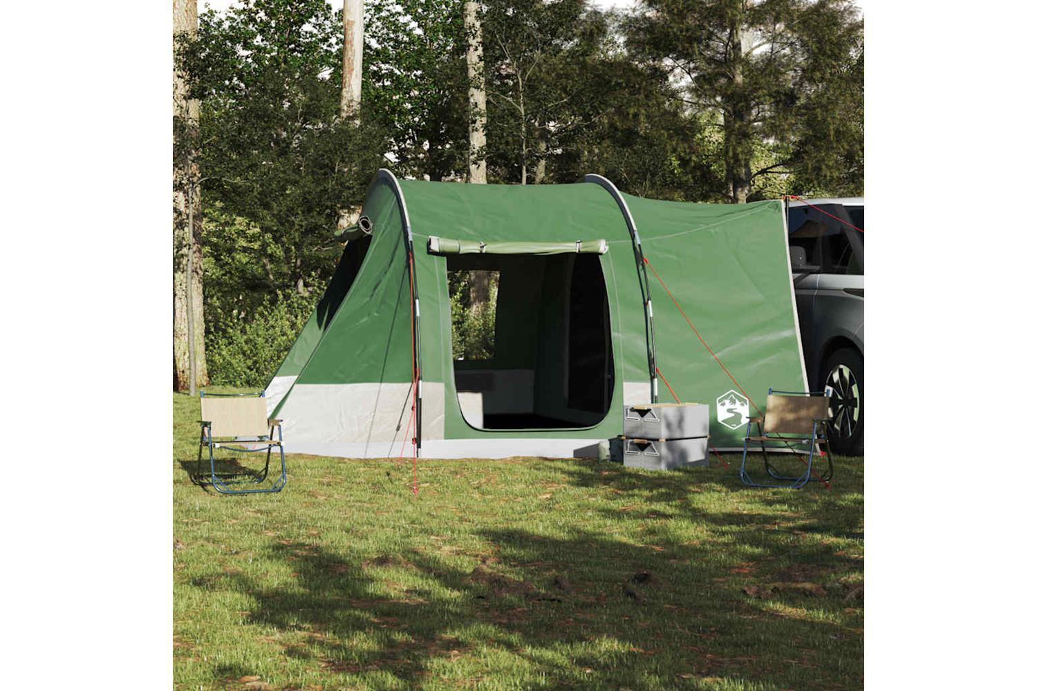 Vidaxl Car Tent 2-person Green Waterproof-4
