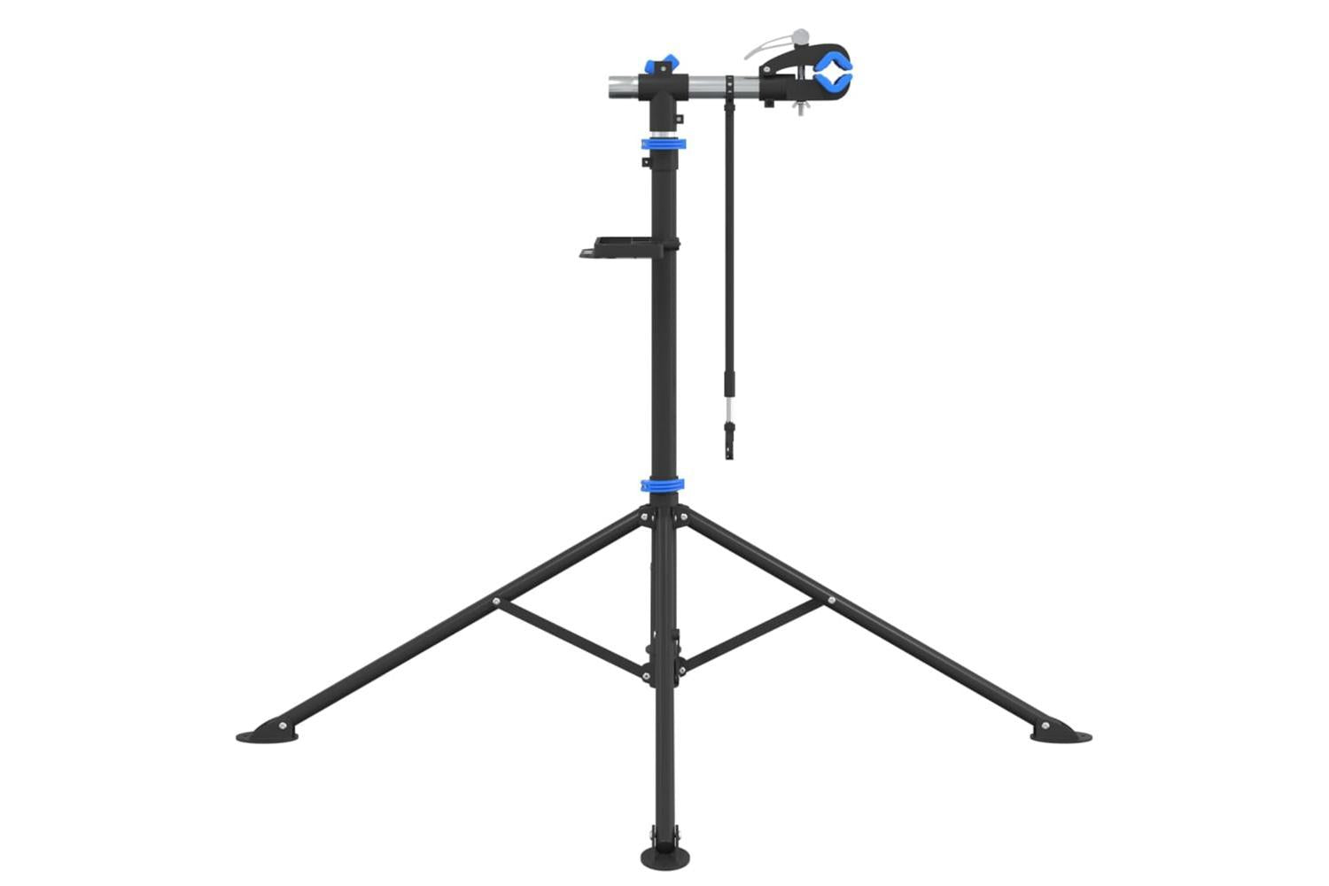Vidaxl Bike Repair Stand Foldable Adjustable 108-188 Cm Blue Steel-5