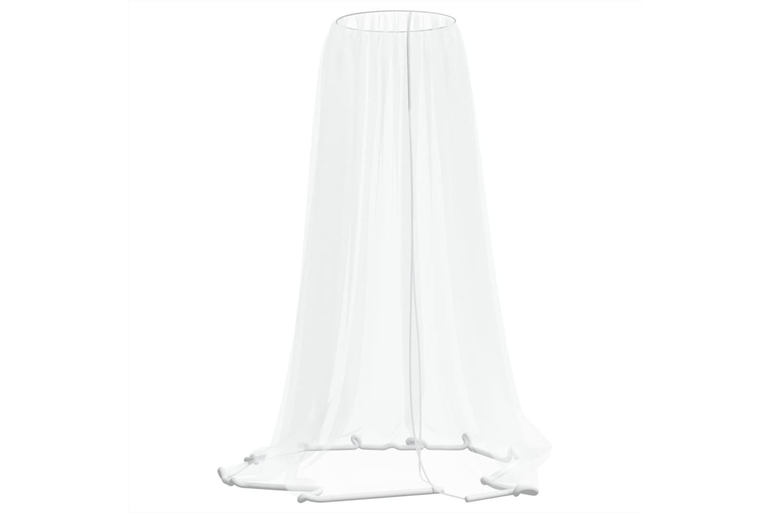 Vidaxl Mosquito Net For Umbrella 220 Mesh White ÃŽÂ¦300x230 Cm-2