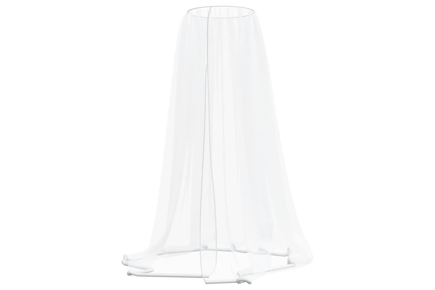 Vidaxl Mosquito Net For Umbrella 220 Mesh White ÃŽÂ¦300x230 Cm-4