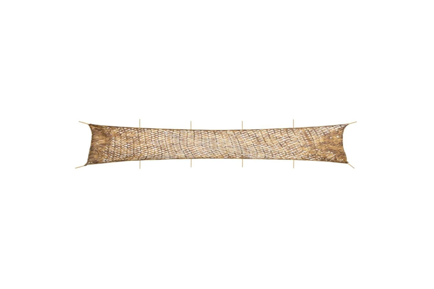 Vidaxl Camouflage Net With Storage Bag 1038x137 Cm Sand