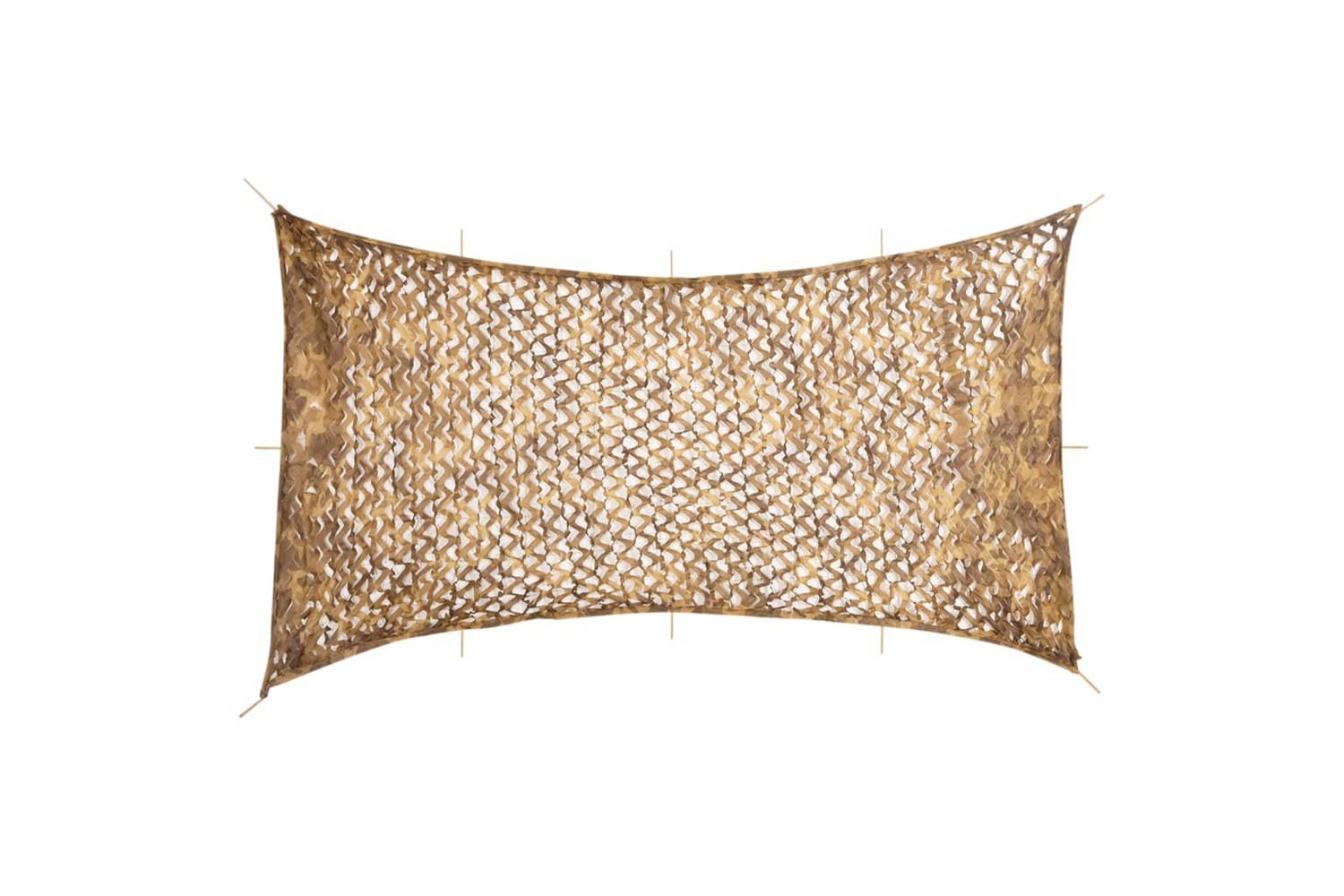 Vidaxl Camouflage Net With Storage Bag 816x520 Cm Sand