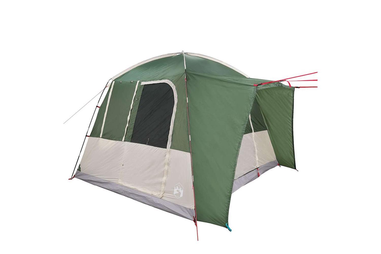 Vidaxl Car Tent 4-person Green Waterproof-5