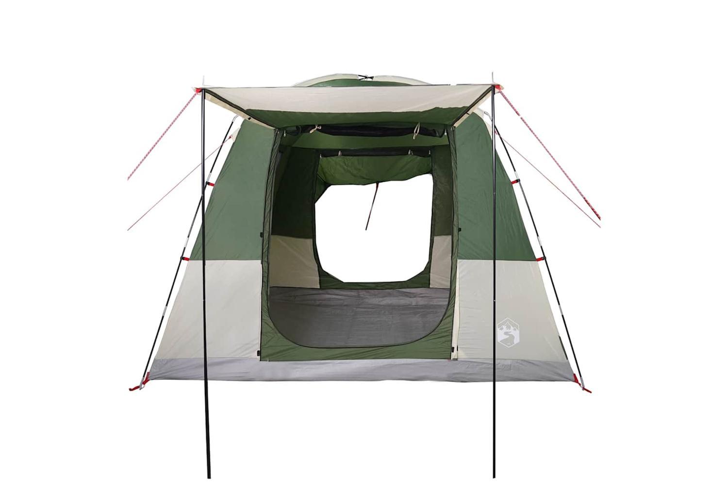 Vidaxl Car Tent 4-person Green Waterproof-10