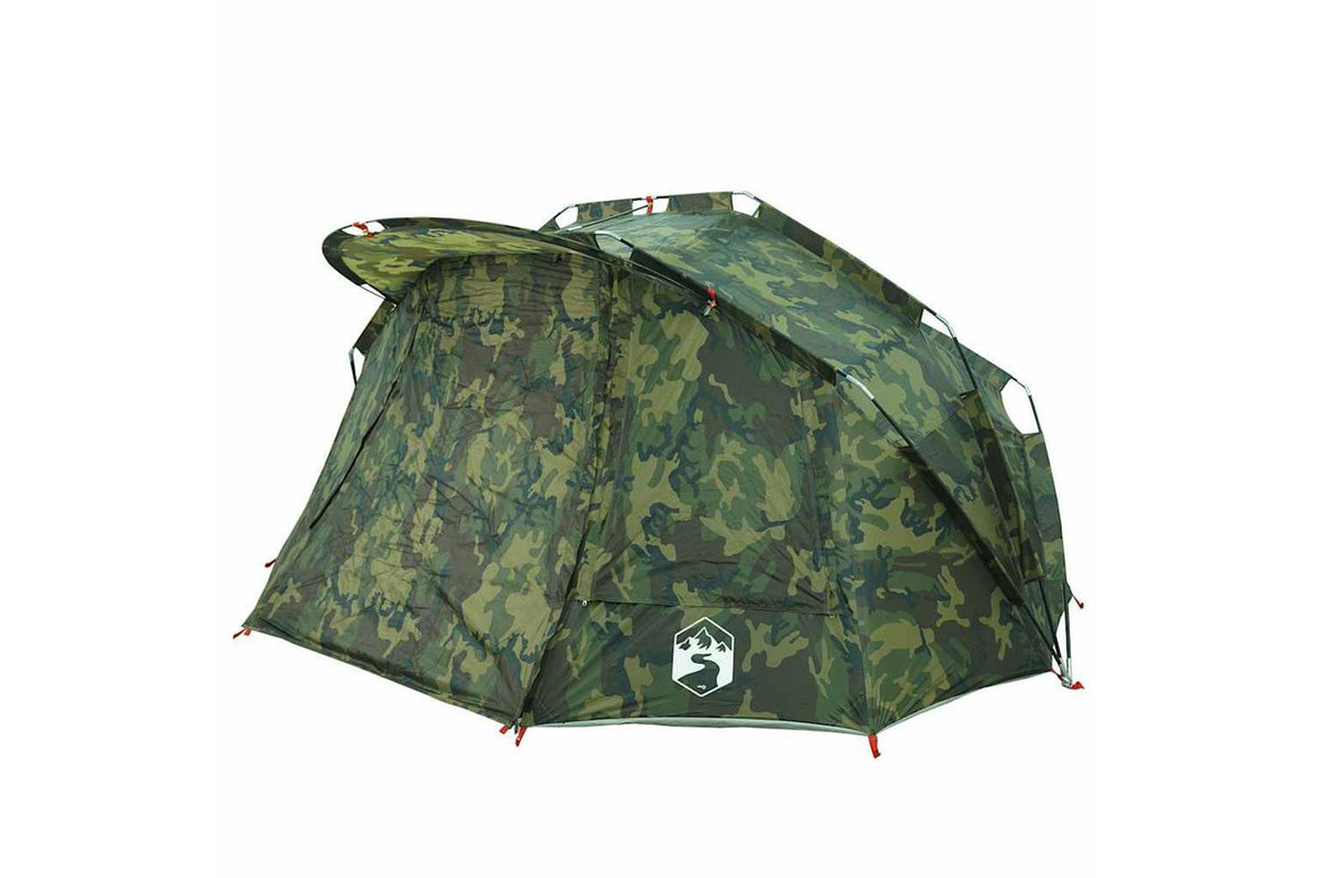 Vidaxl Fishing Tent 5-person Camouflage Waterproof-5