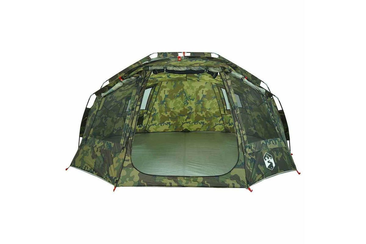 Vidaxl Fishing Tent 5-person Camouflage Waterproof-6