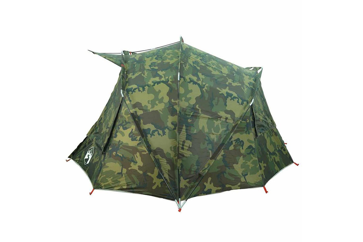 Vidaxl Fishing Tent 5-person Camouflage Waterproof-9