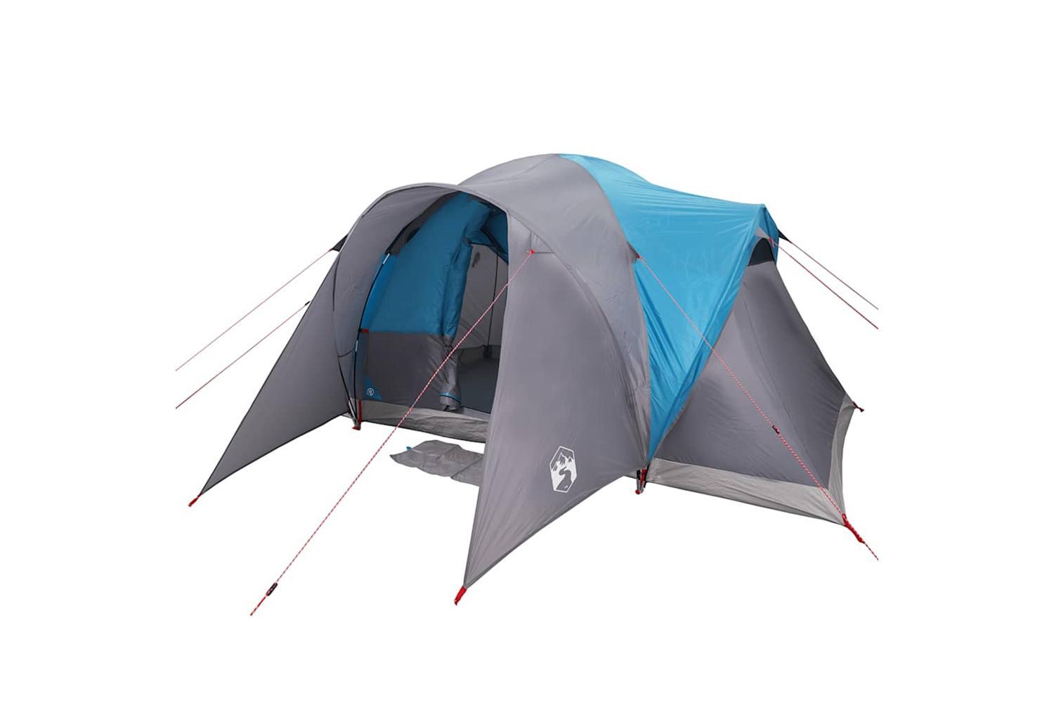 Vidaxl Family Tent Dome 6-person Blue Waterproof-4