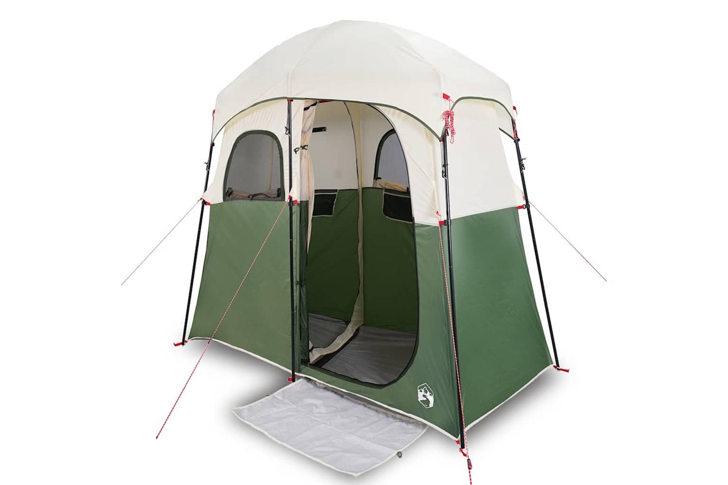Vidaxl Shower Tent 2-person Green Waterproof-2