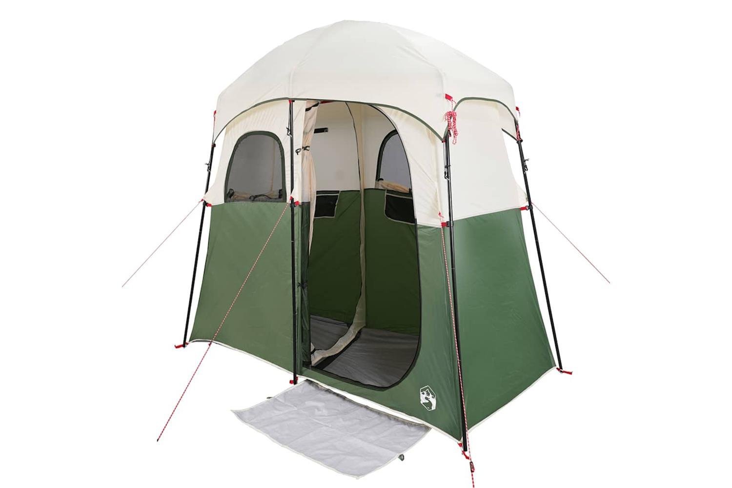 Vidaxl Shower Tent 2-person Green Waterproof-4