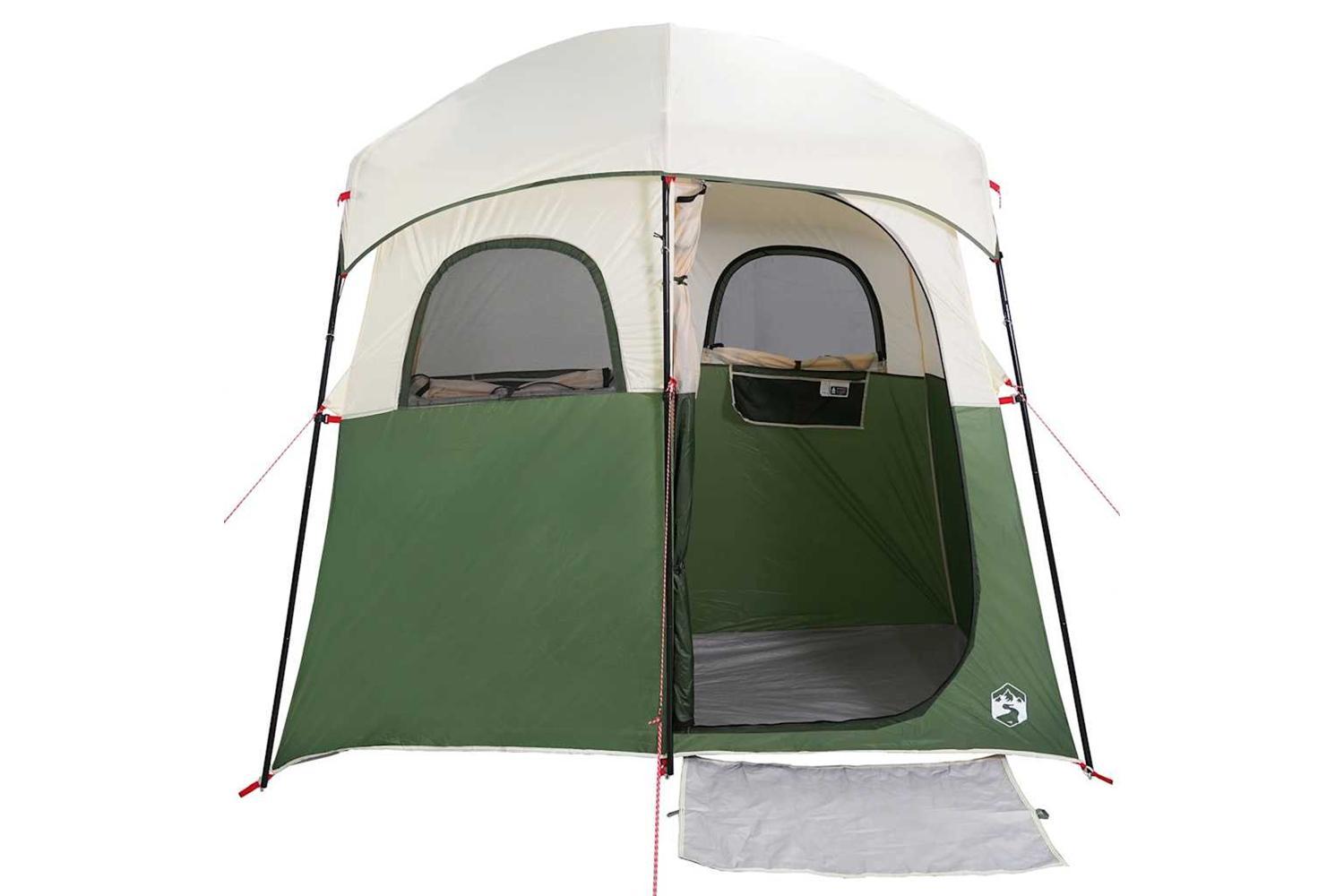 Vidaxl Shower Tent 2-person Green Waterproof-6