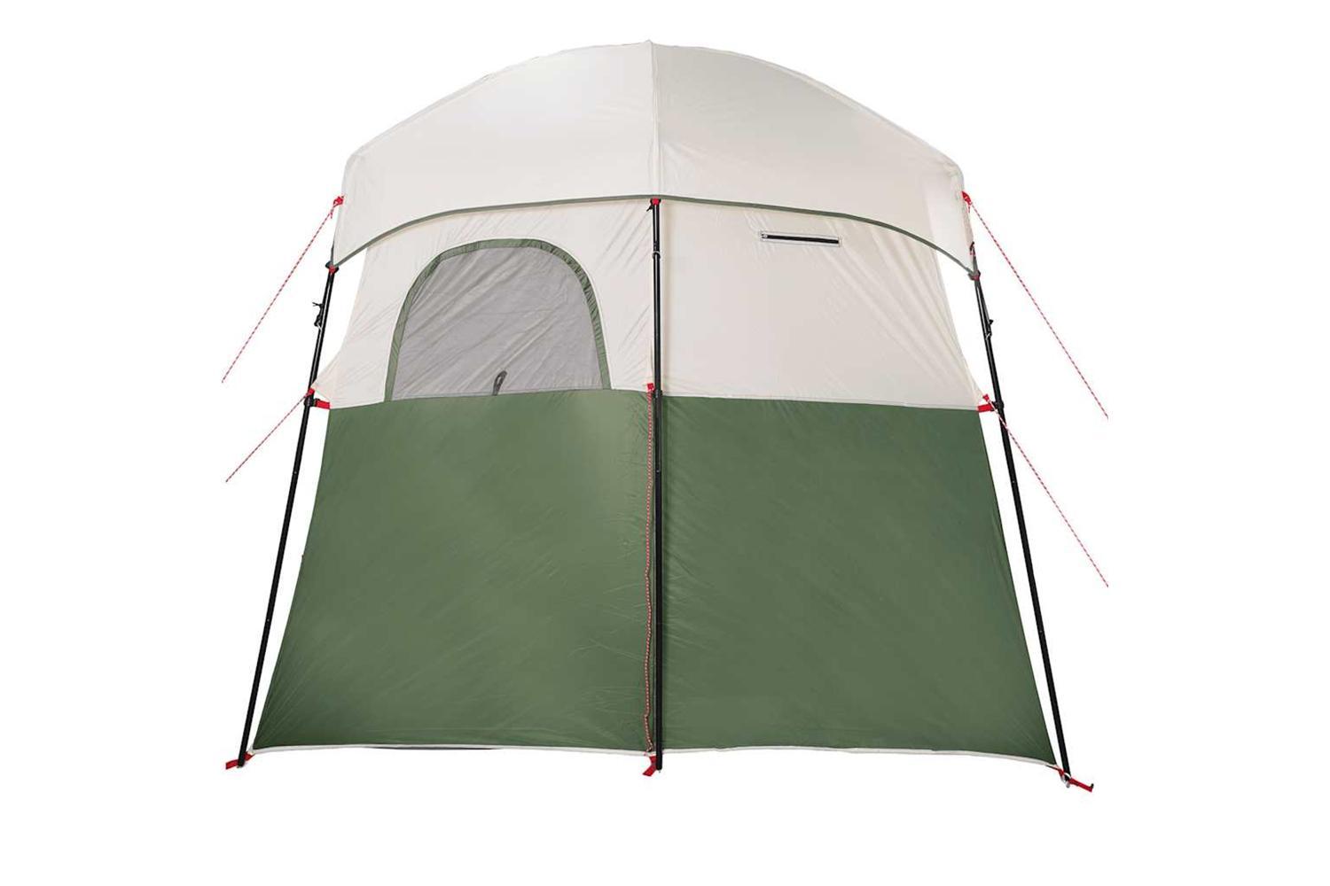 Vidaxl Shower Tent 2-person Green Waterproof-9