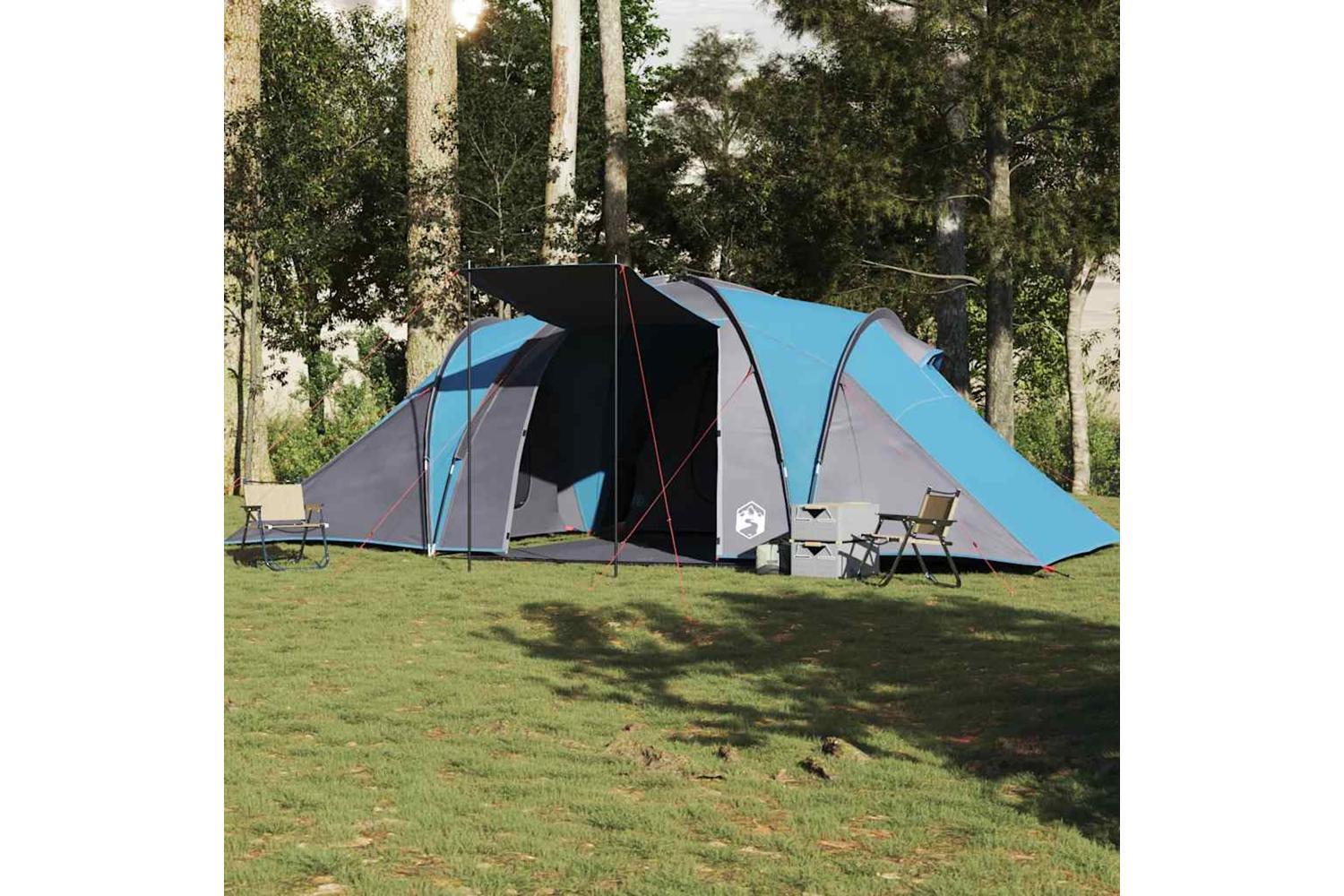 Vidaxl Family Tent Dome 6-person Blue Waterproof-4