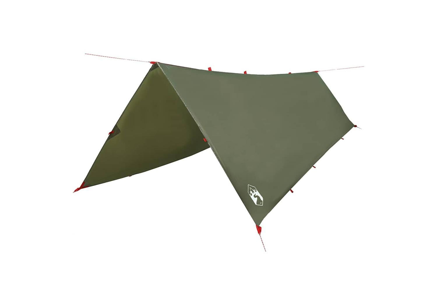 Vidaxl Camping Tarp Olive Green 506x306 Cm Waterproof-2