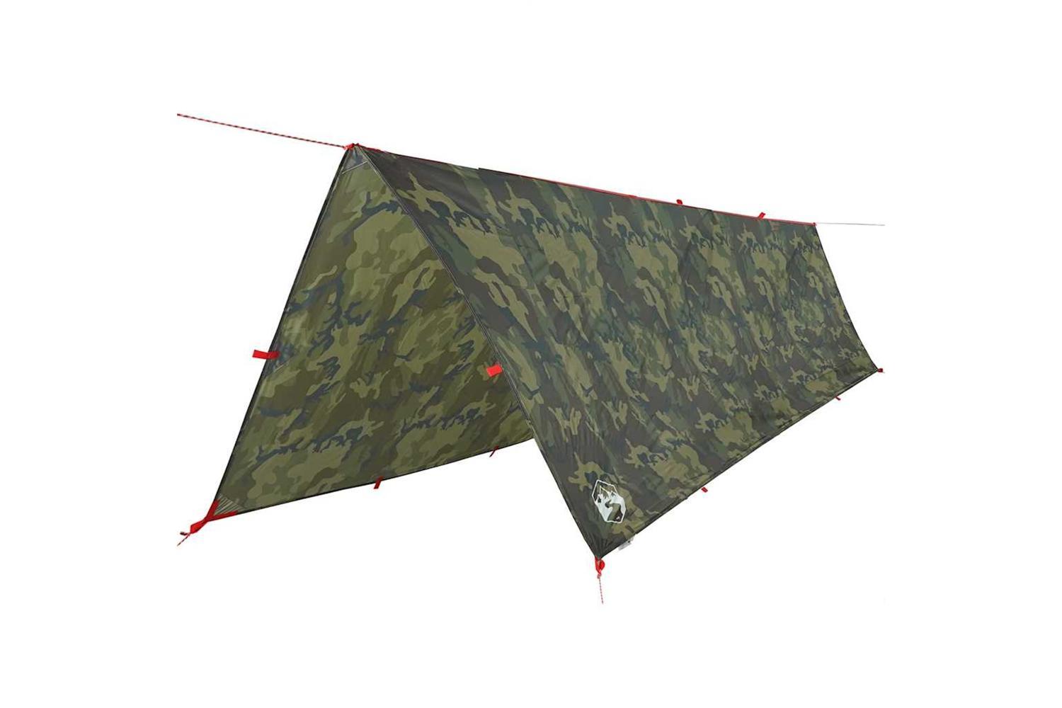 Vidaxl Camping Tarp Camouflage 506x306 Cm Waterproof