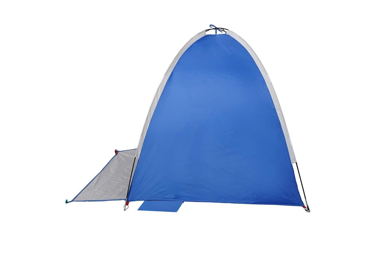Vidaxl Beach Tent 3-person Azure Blue Waterproof-6
