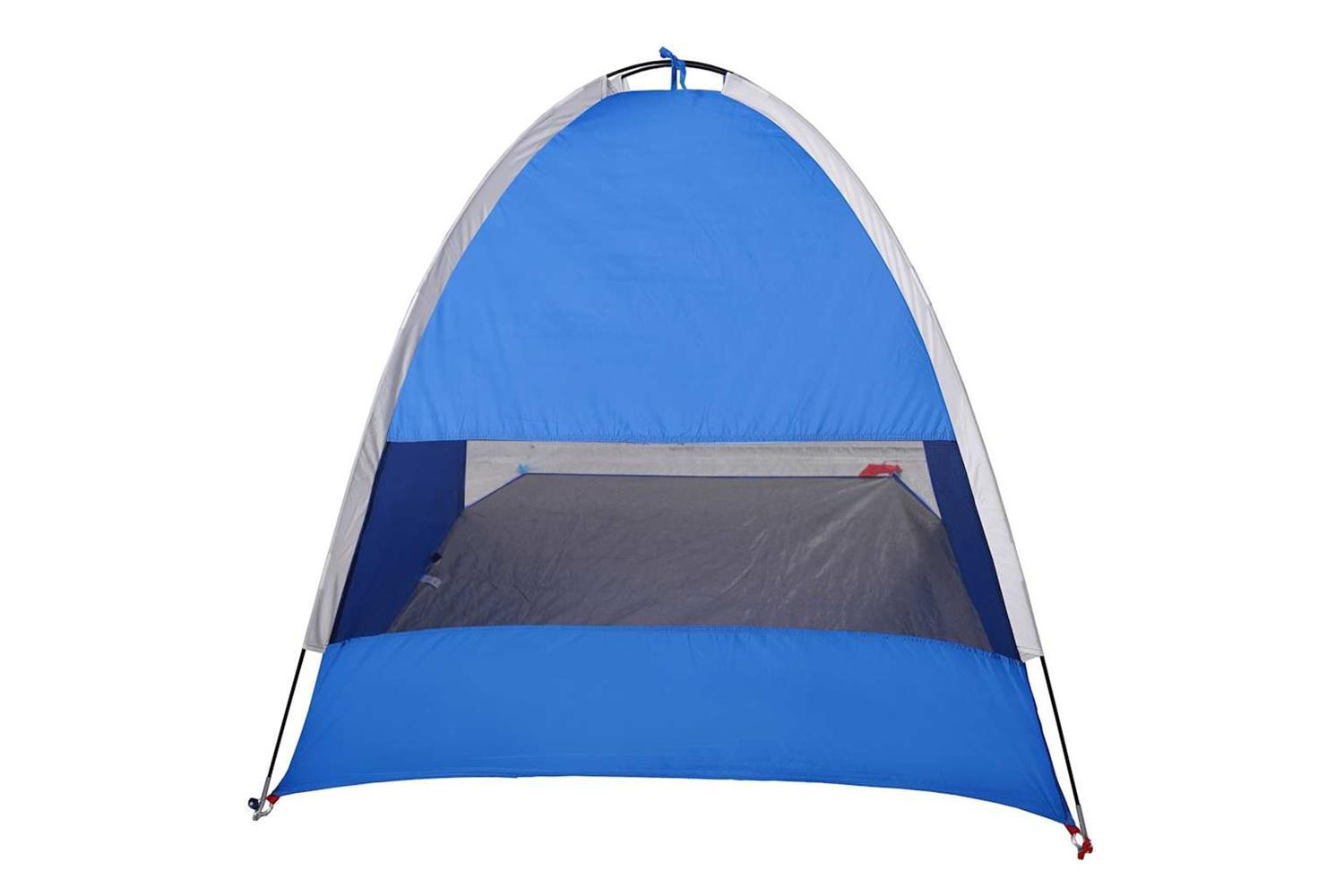 Vidaxl Beach Tent 3-person Azure Blue Waterproof-7