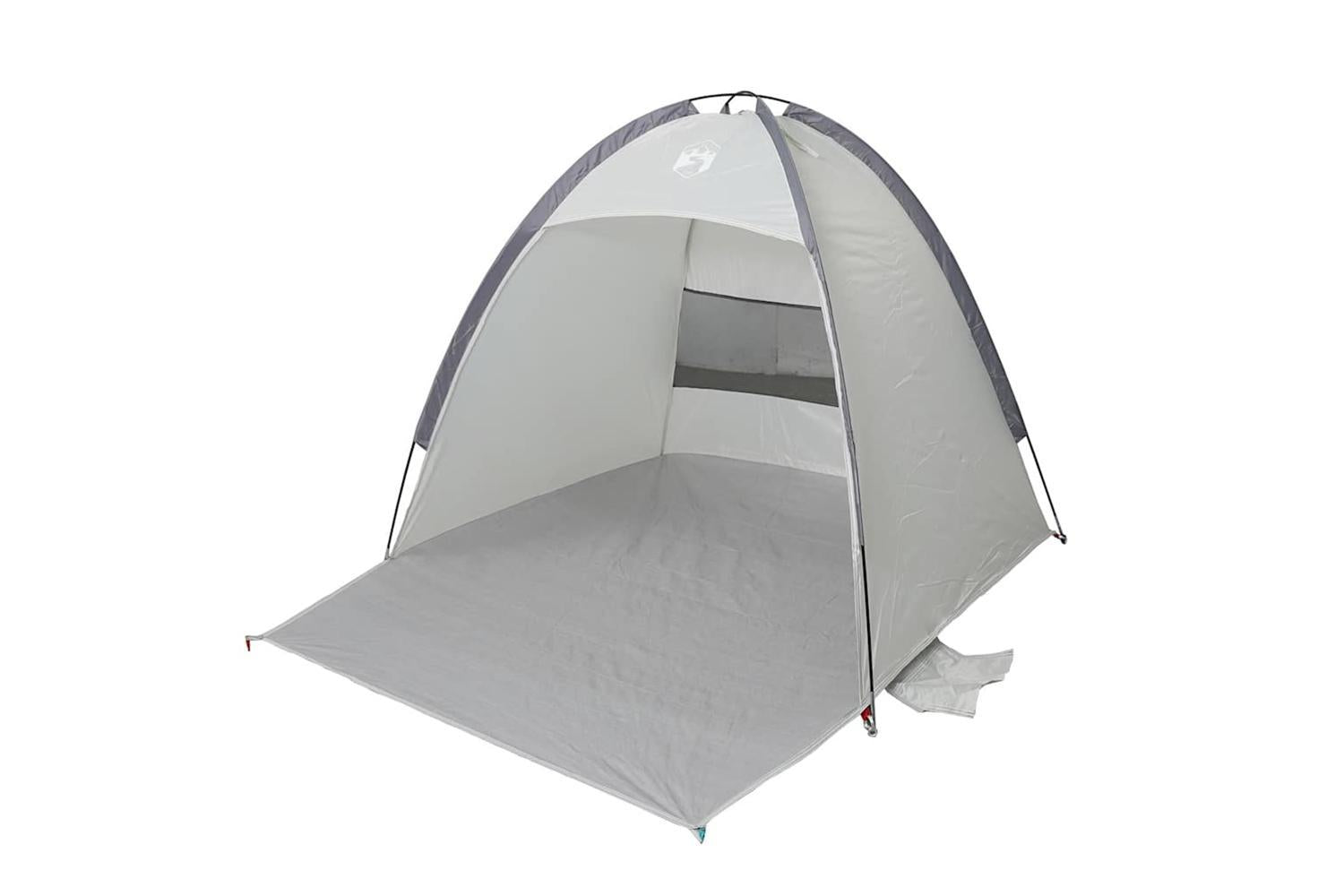 Vidaxl Beach Tent 3-person Grey Waterproof-4