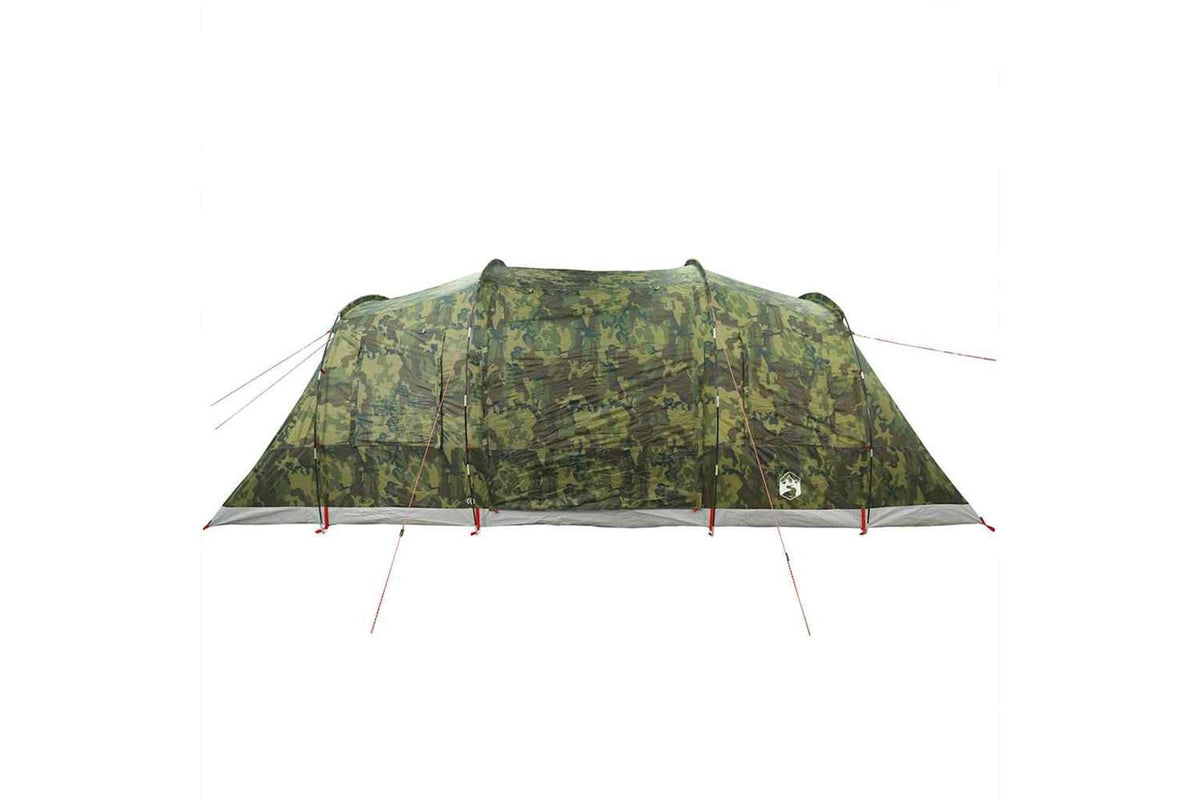 Vidaxl Camping Tent Tunnel 4-person Camouflage Waterproof-7