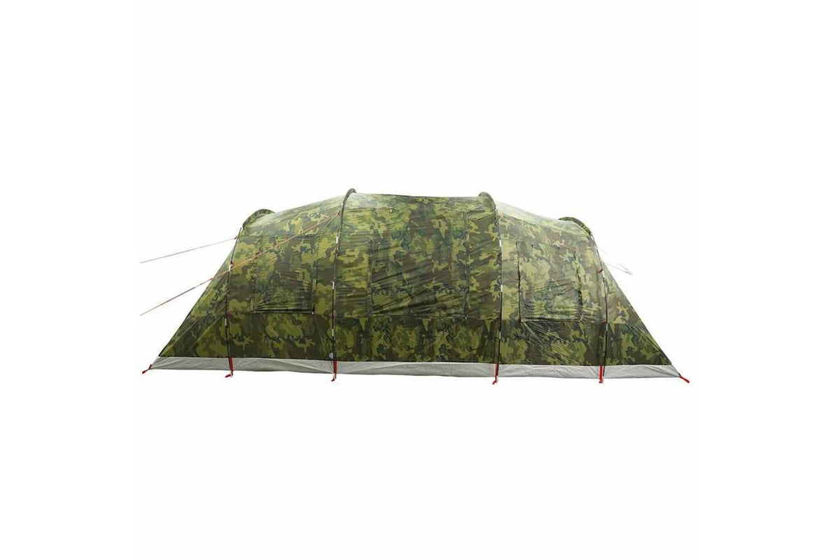 Vidaxl Camping Tent Tunnel 4-person Camouflage Waterproof-10
