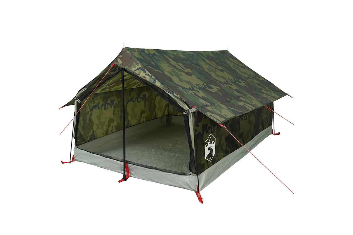 Vidaxl Camping Tent 2-person Camouflage Waterproof-4