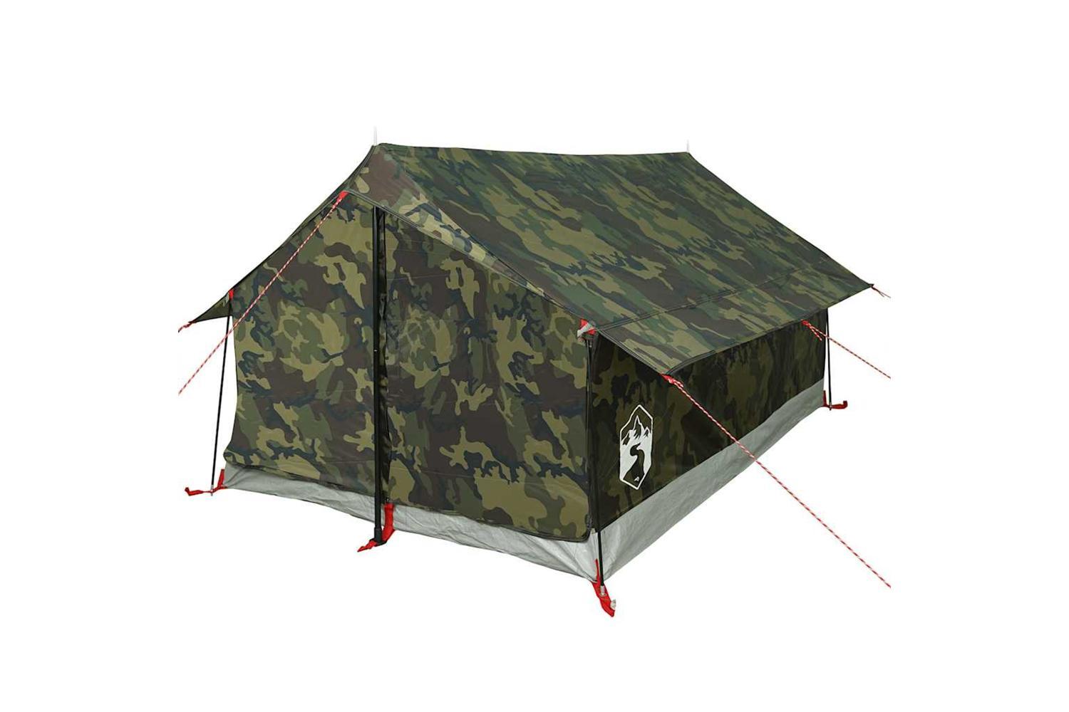 Vidaxl Camping Tent 2-person Camouflage Waterproof-5