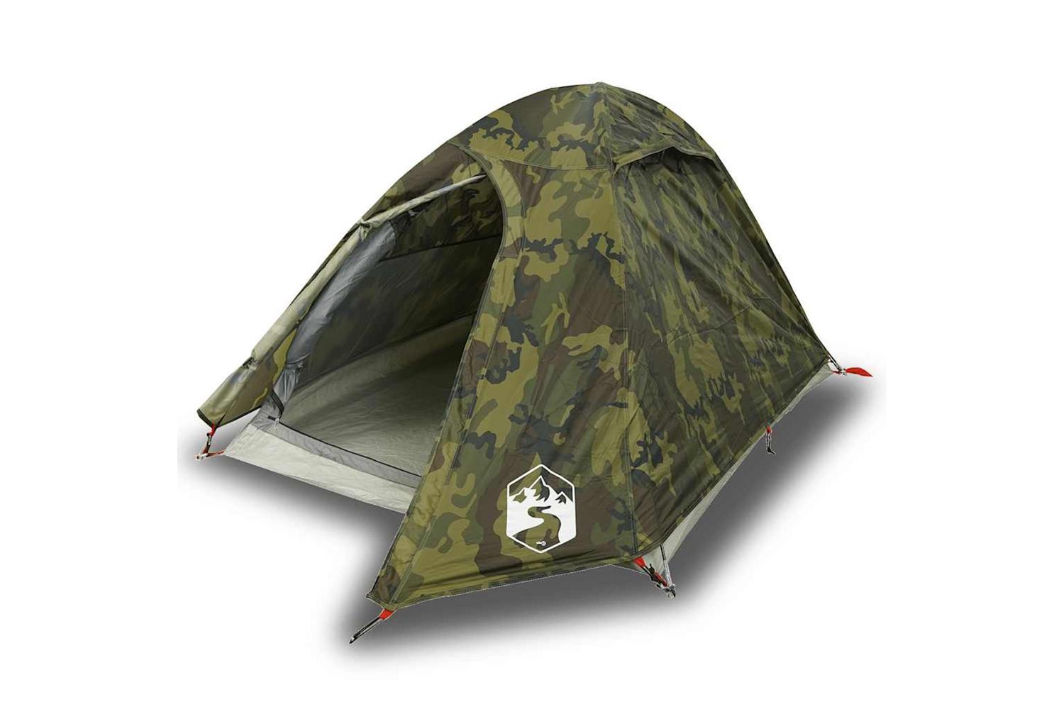 Vidaxl Camping Tent Dome 2-person Camouflage Waterproof-2