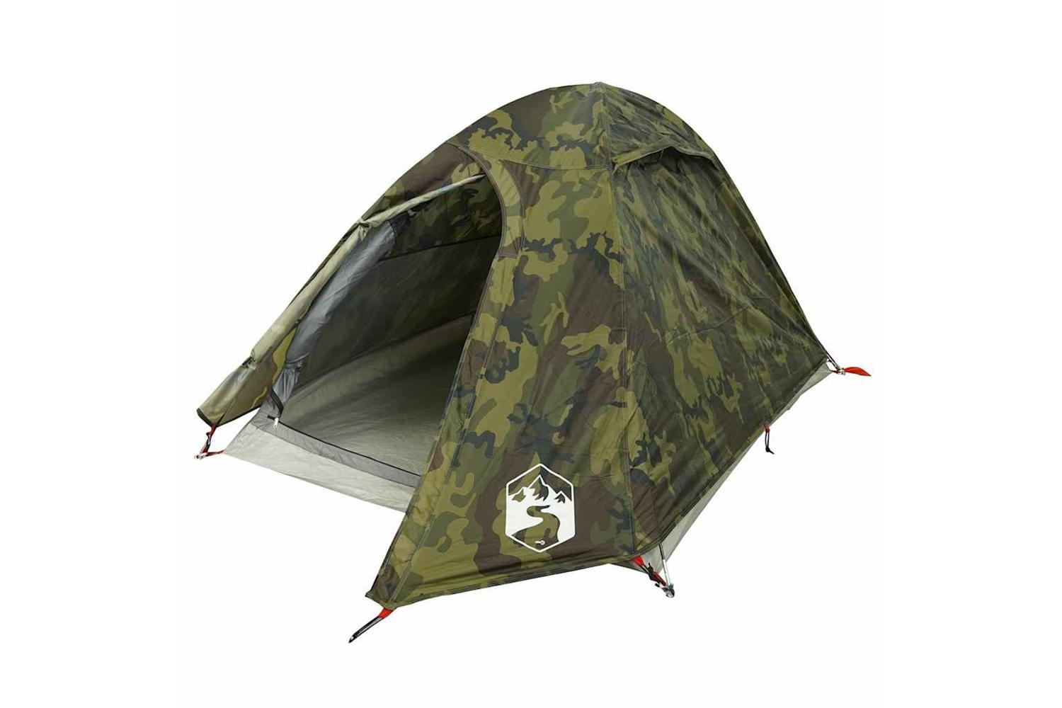 Vidaxl Camping Tent Dome 2-person Camouflage Waterproof-4