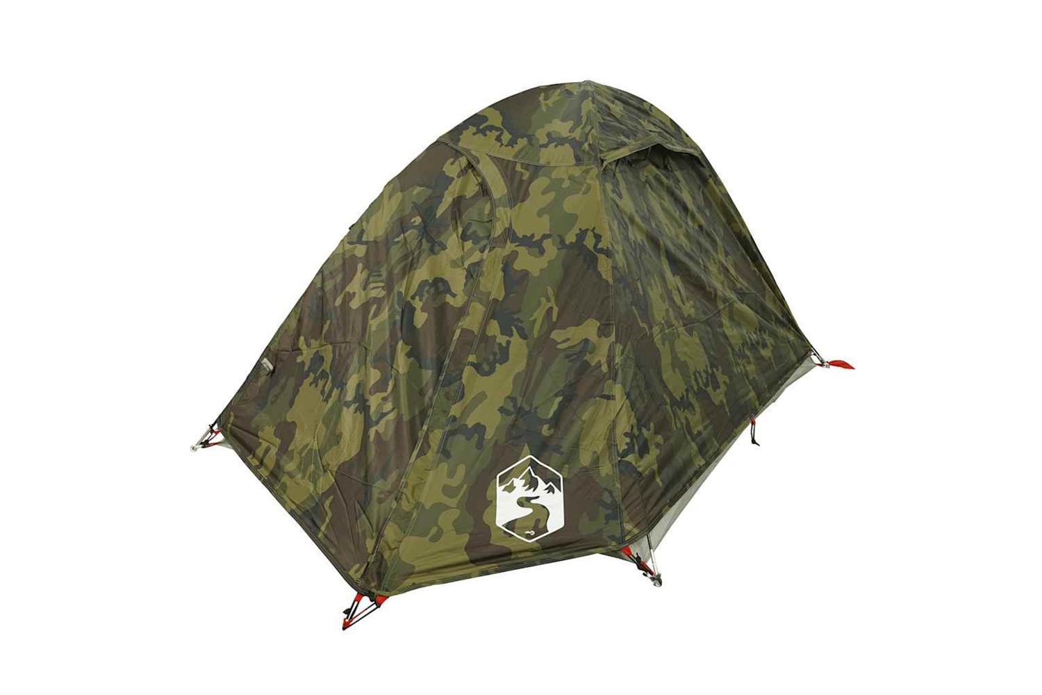 Vidaxl Camping Tent Dome 2-person Camouflage Waterproof-5