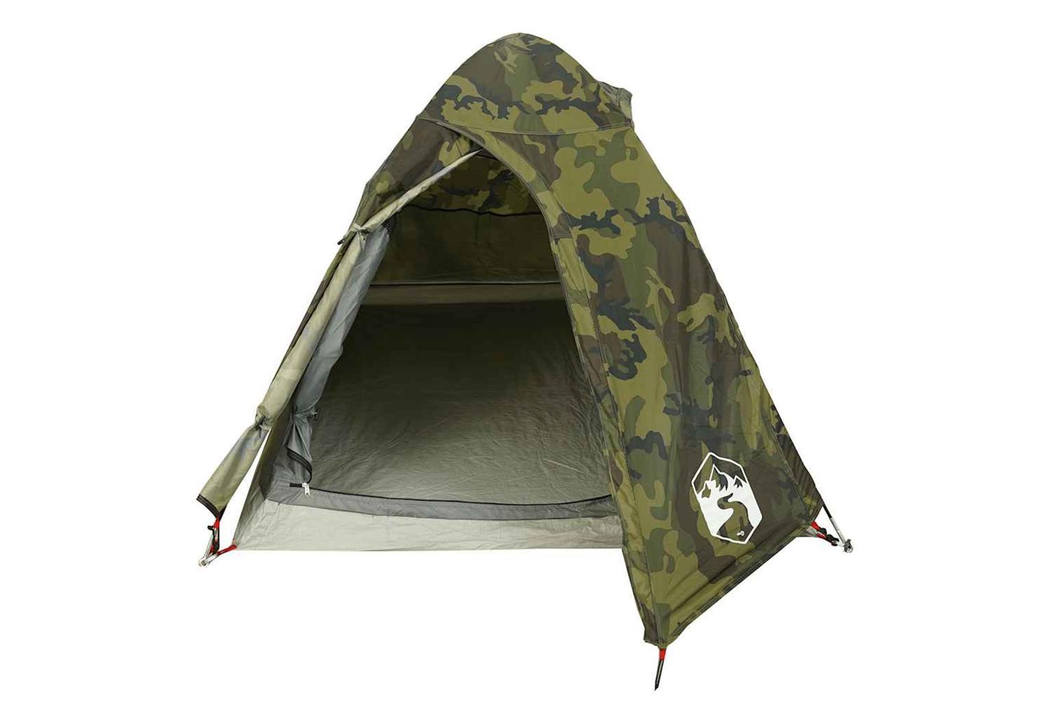 Vidaxl Camping Tent Dome 2-person Camouflage Waterproof-6
