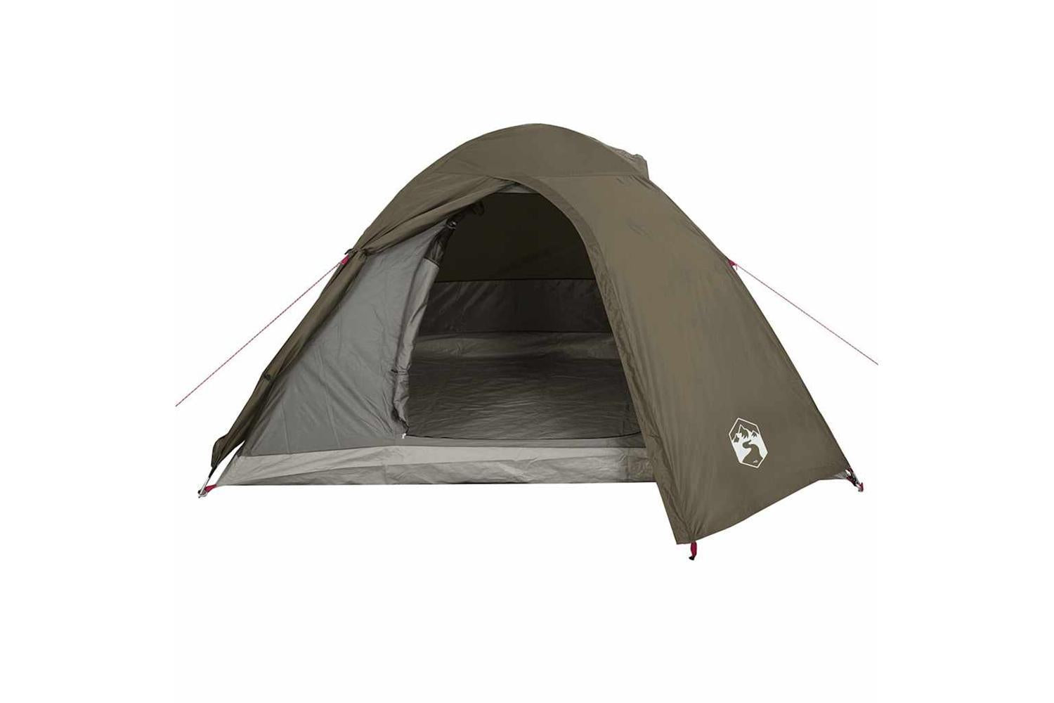 Vidaxl Camping Tent Dome 3-person Brown Waterproof-6