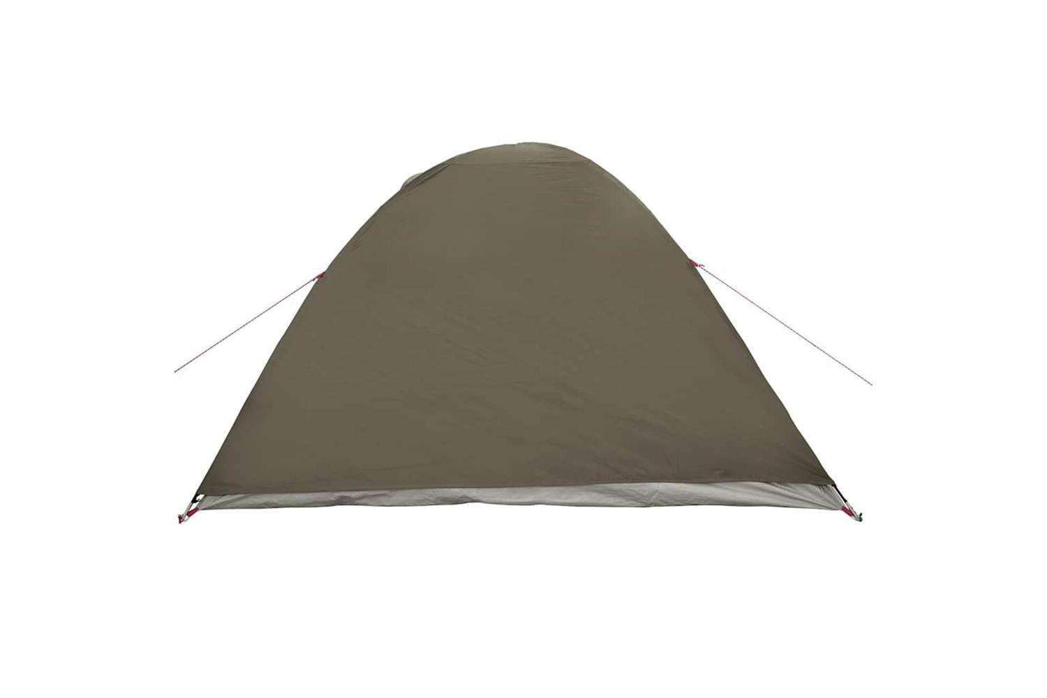Vidaxl Camping Tent Dome 3-person Brown Waterproof-9