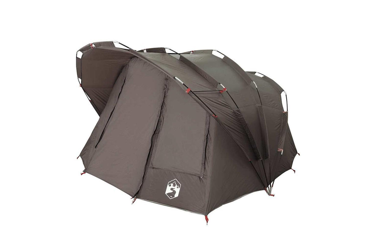 Vidaxl Fishing Tent 5-person Brown Waterproof-5