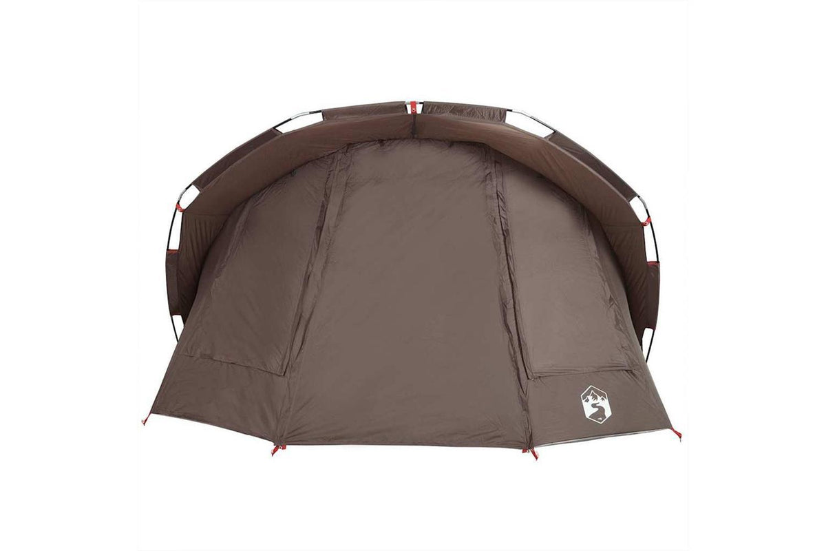 Vidaxl Fishing Tent 5-person Brown Waterproof-7