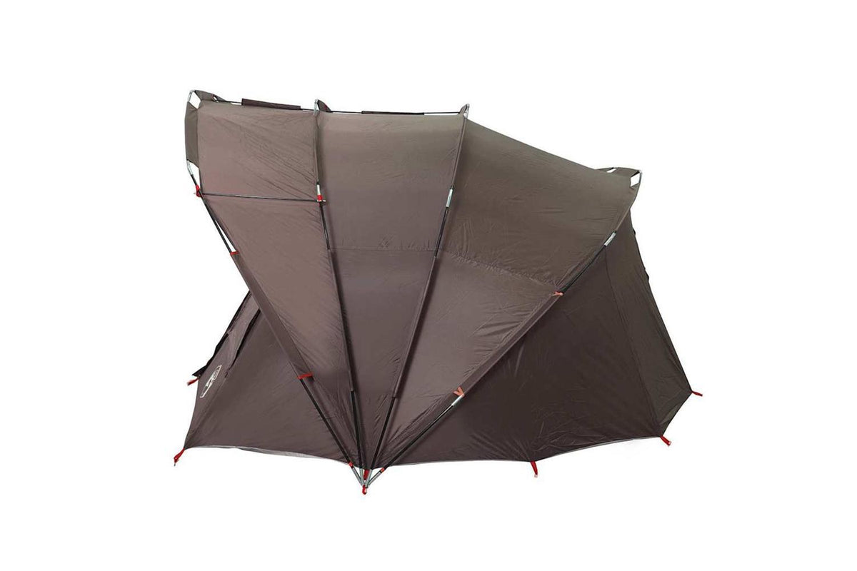 Vidaxl Fishing Tent 5-person Brown Waterproof-8
